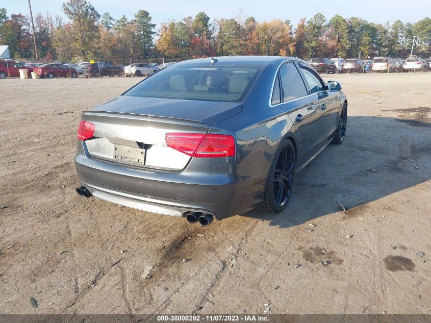 2014 AUDI S8 4.0T WAUD2AFD3EN010301
