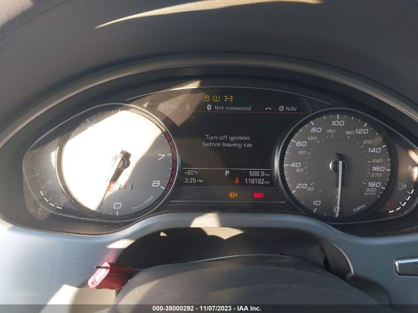 2014 AUDI S8 4.0T WAUD2AFD3EN010301