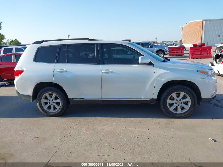 2013 TOYOTA HIGHLANDER BASE PLUS - 5TDZA3EH6DS031650