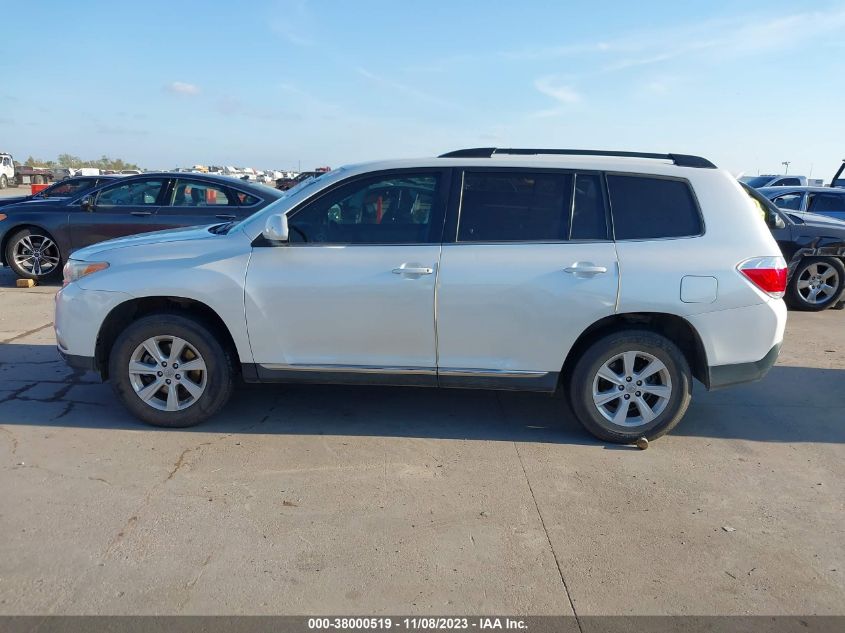 2013 TOYOTA HIGHLANDER BASE PLUS - 5TDZA3EH6DS031650