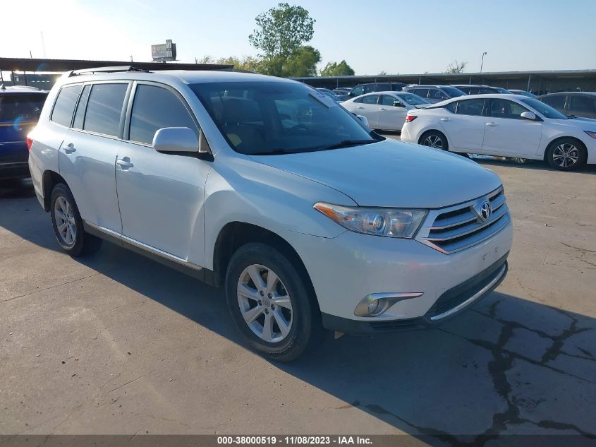 2013 TOYOTA HIGHLANDER BASE PLUS - 5TDZA3EH6DS031650