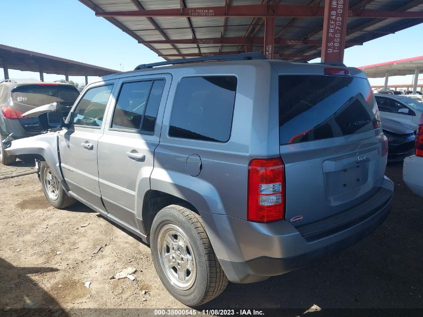 2016 JEEP PATRIOT SPORT - 1C4NJPBAXGD687931