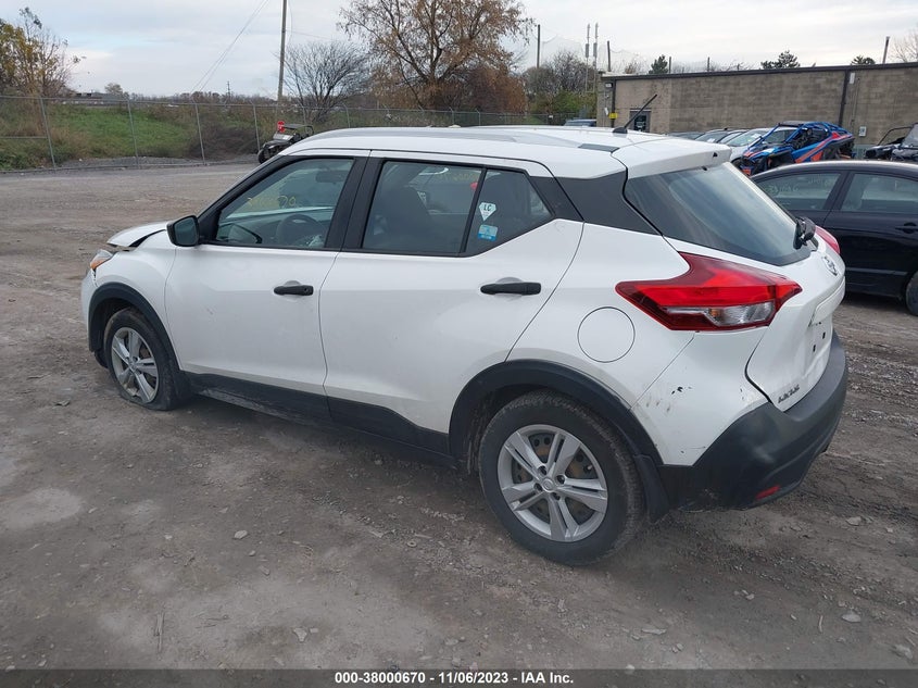 VIN 3N1CP5CU2JL535259 2018 NISSAN KICKS S