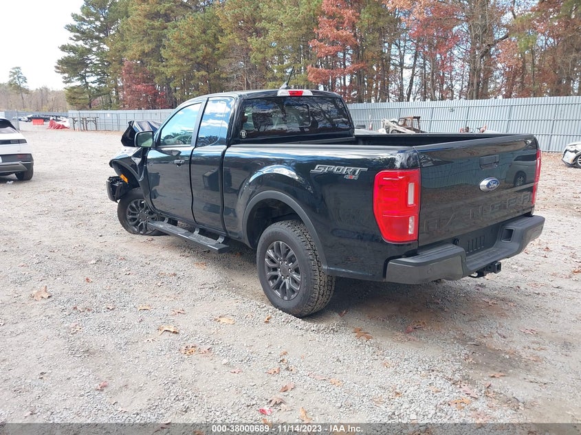 VIN 1FTER1FH0PLE08411 2023 FORD RANGER XLT