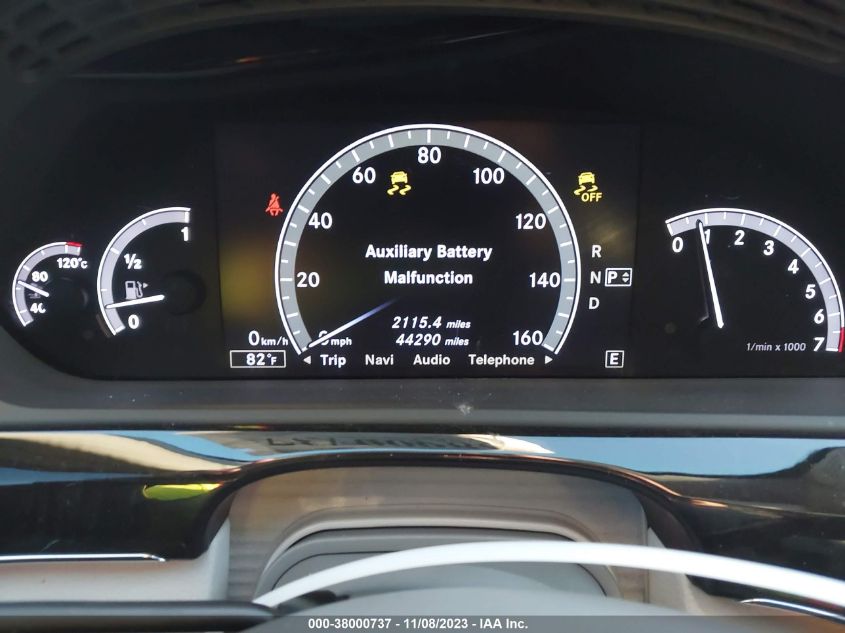 2013 MERCEDES-BENZ S 550 4MATIC - WDDNG9EB7DA493715