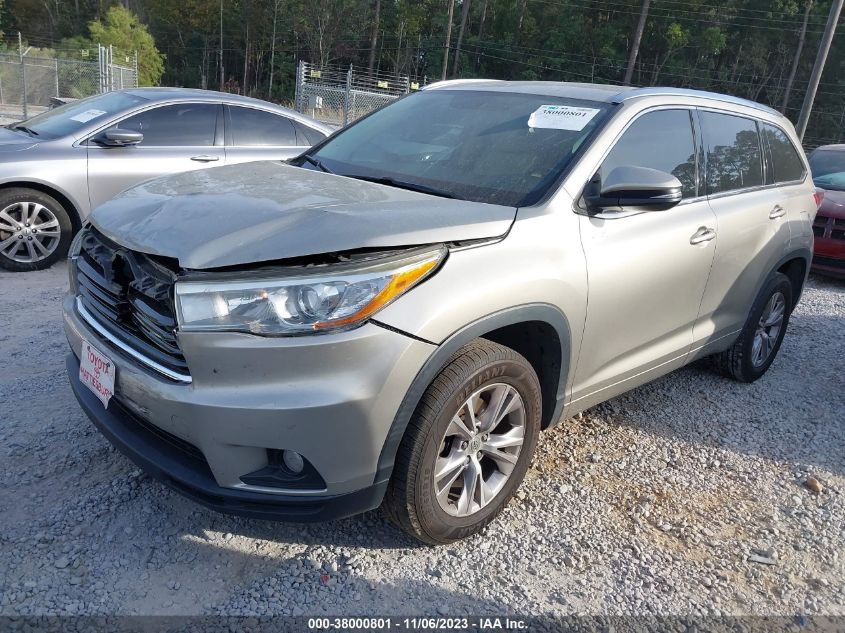 2015 TOYOTA HIGHLANDER XLE V6 - 5TDKKRFH5FS048300