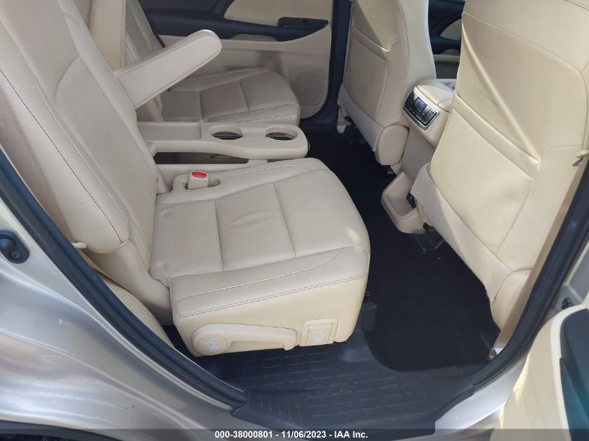 2015 TOYOTA HIGHLANDER XLE V6 - 5TDKKRFH5FS048300