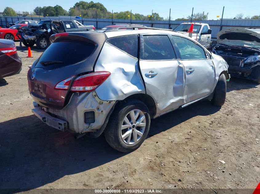 2013 NISSAN MURANO SL - JN8AZ1MU6DW203673