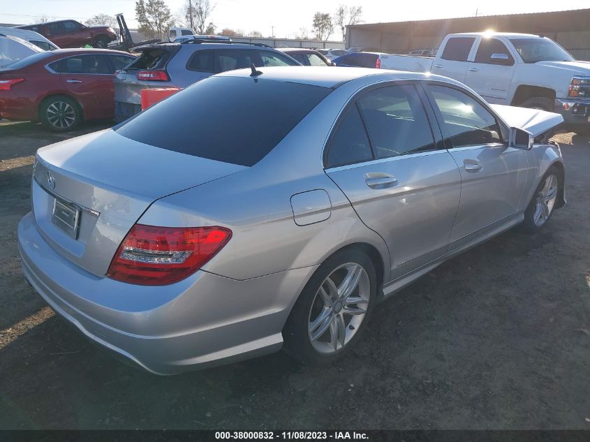 2013 MERCEDES-BENZ C 250 SPORT/LUXURY WDDGF4HB2DR295104