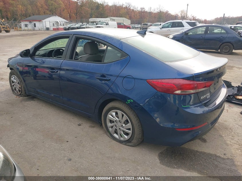 VIN 5NPD74LF7HH174604 2017 HYUNDAI ELANTRA SE