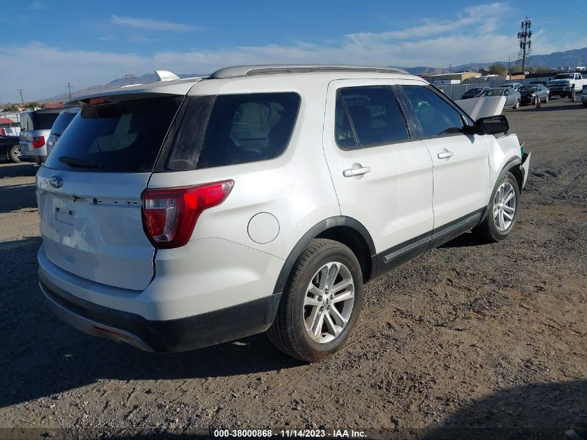 2017 FORD EXPLORER XLT - 1FM5K7D82HGA88329
