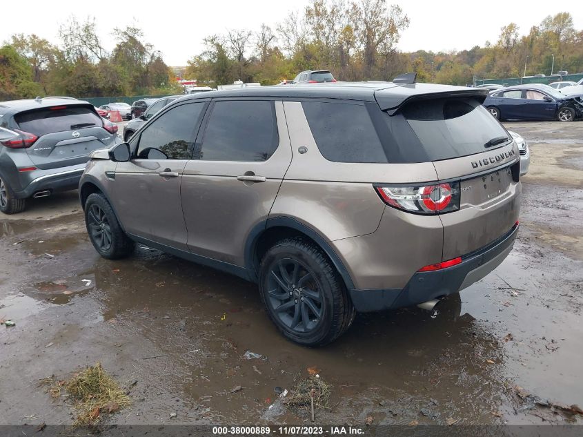 2017 LAND ROVER DISCOVERY SPORT SE - SALCP2BG0HH682575