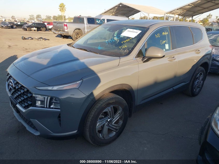 2022 HYUNDAI SANTA FE 2.5L I4   N(VIN: 5NMS1DAJ5NH396650