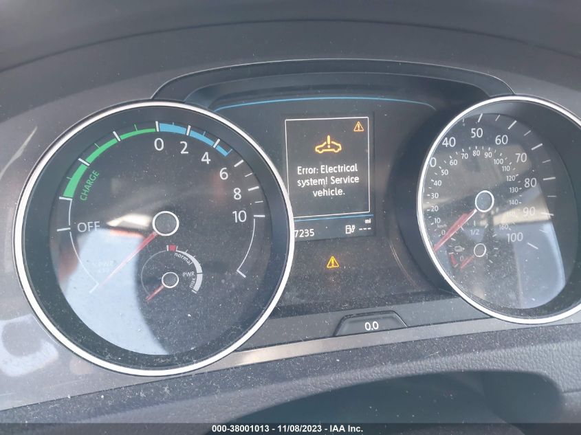 2016 VOLKSWAGEN E-GOLF SE - WVWKP7AU9GW914706