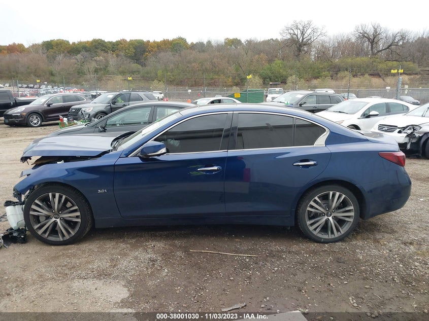 VIN JN1EV7ARXJM442391 2018 INFINITI Q50 3.0T LUXE/3.0T SPORT