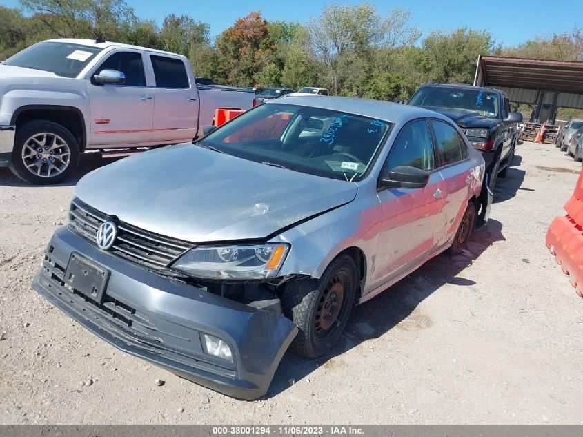 2015 VOLKSWAGEN JETTA SEDAN 2.0L S W/TECHNOLOGY 3VW2K7AJ7FM413300