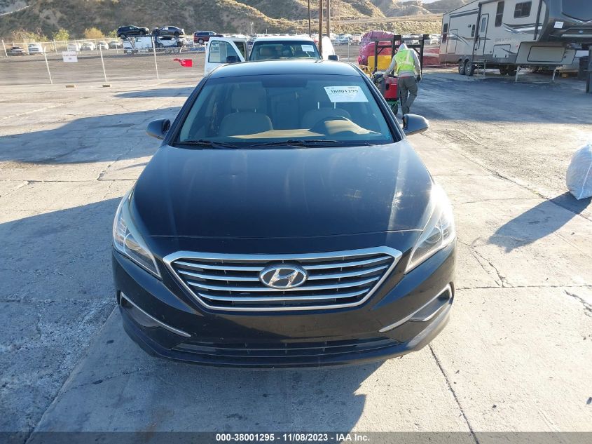 2016 HYUNDAI SONATA 2.4L - 5NPE24AFXGH397367