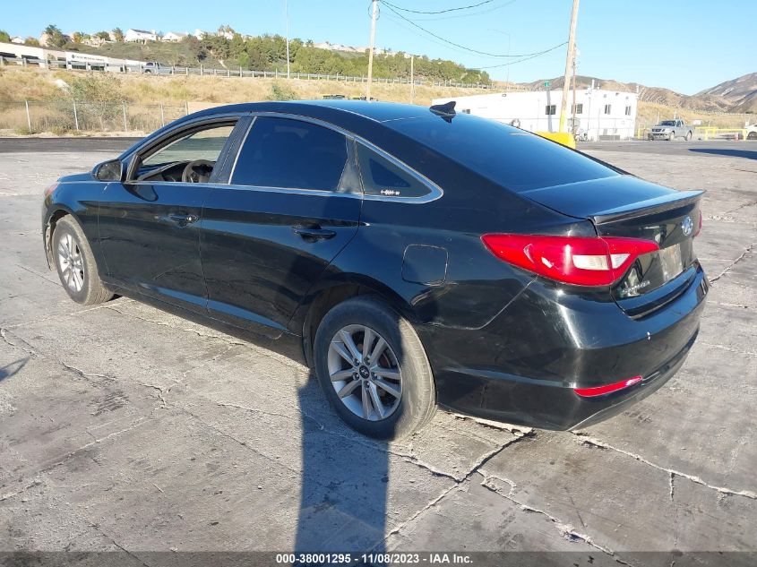 2016 HYUNDAI SONATA 2.4L - 5NPE24AFXGH397367