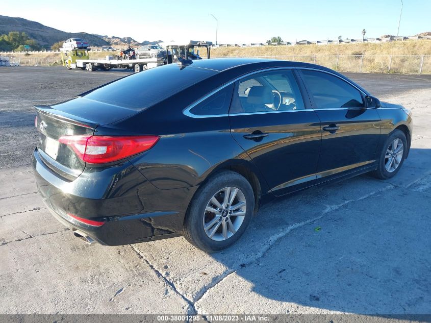 2016 HYUNDAI SONATA 2.4L - 5NPE24AFXGH397367