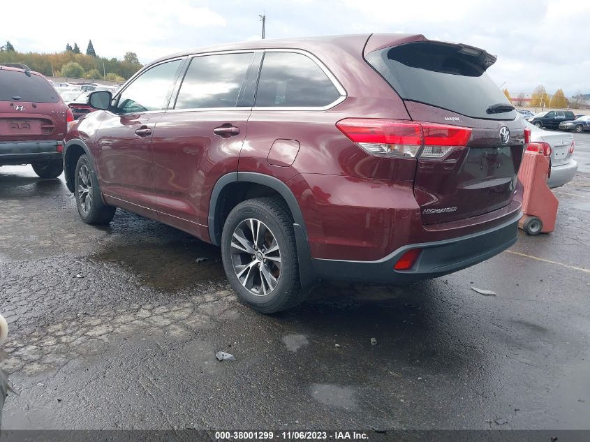 2018 TOYOTA HIGHLANDER LE - 5TDBZRFH0JS815250