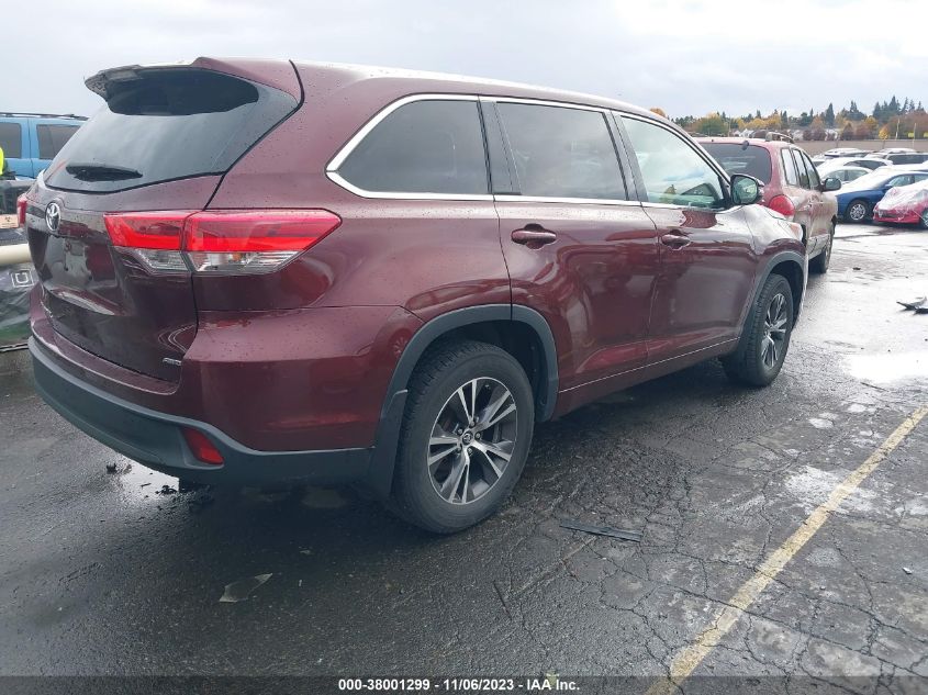 2018 TOYOTA HIGHLANDER LE - 5TDBZRFH0JS815250