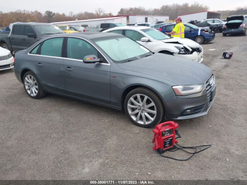 2013 AUDI A4 PREMIUM PLUS - WAUFFAFL3DN042118