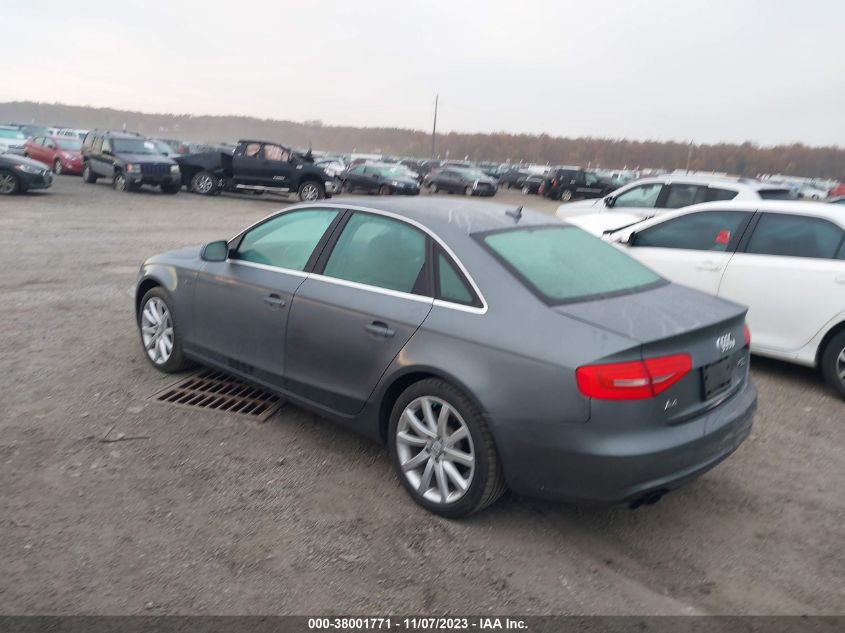 2013 AUDI A4 PREMIUM PLUS - WAUFFAFL3DN042118