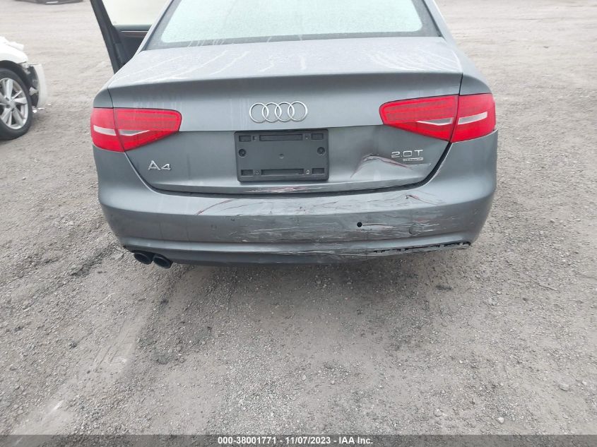 2013 AUDI A4 PREMIUM PLUS - WAUFFAFL3DN042118