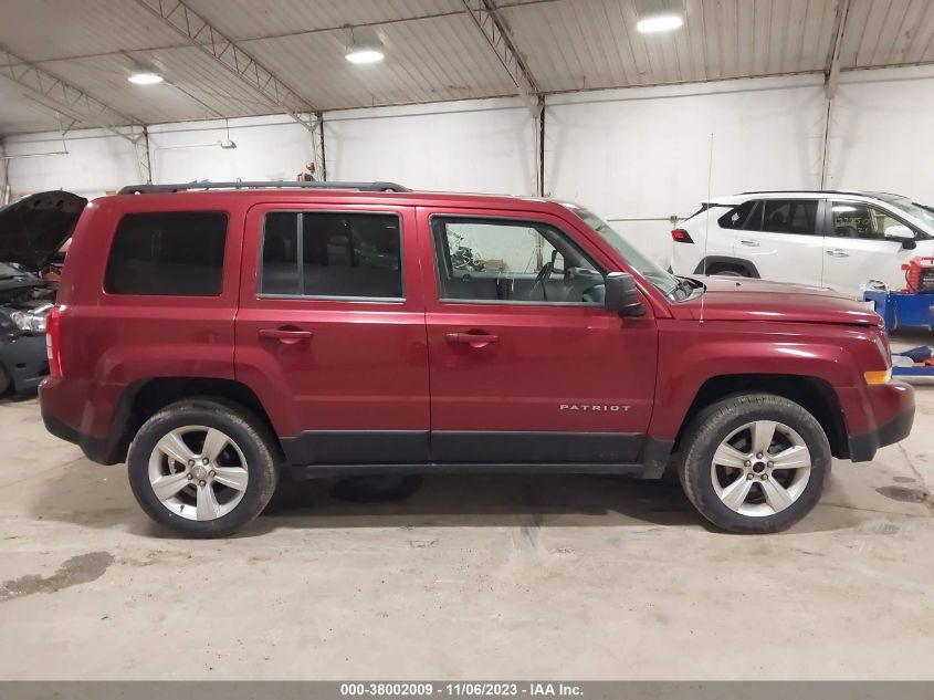 2014 JEEP PATRIOT LATITUDE - 1C4NJRFB6ED551369