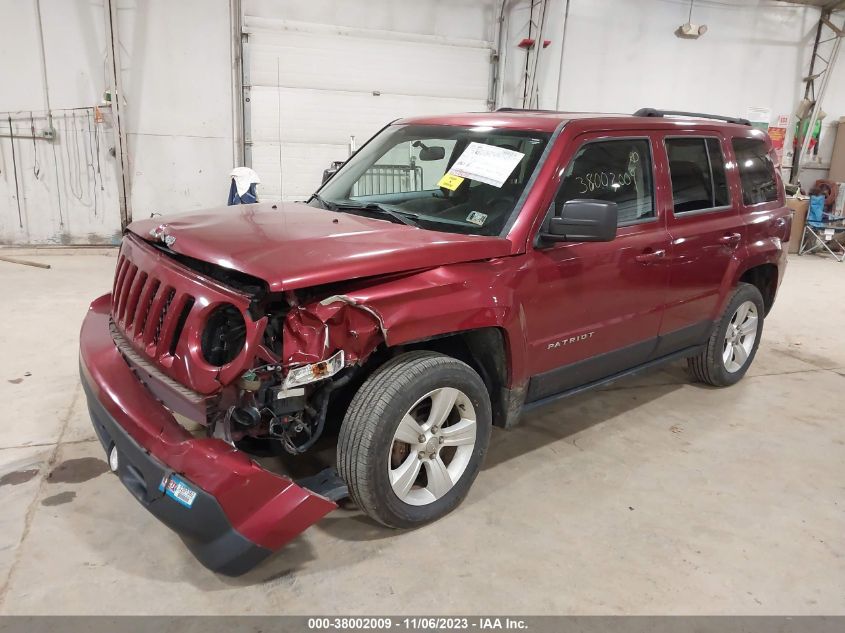2014 JEEP PATRIOT LATITUDE - 1C4NJRFB6ED551369