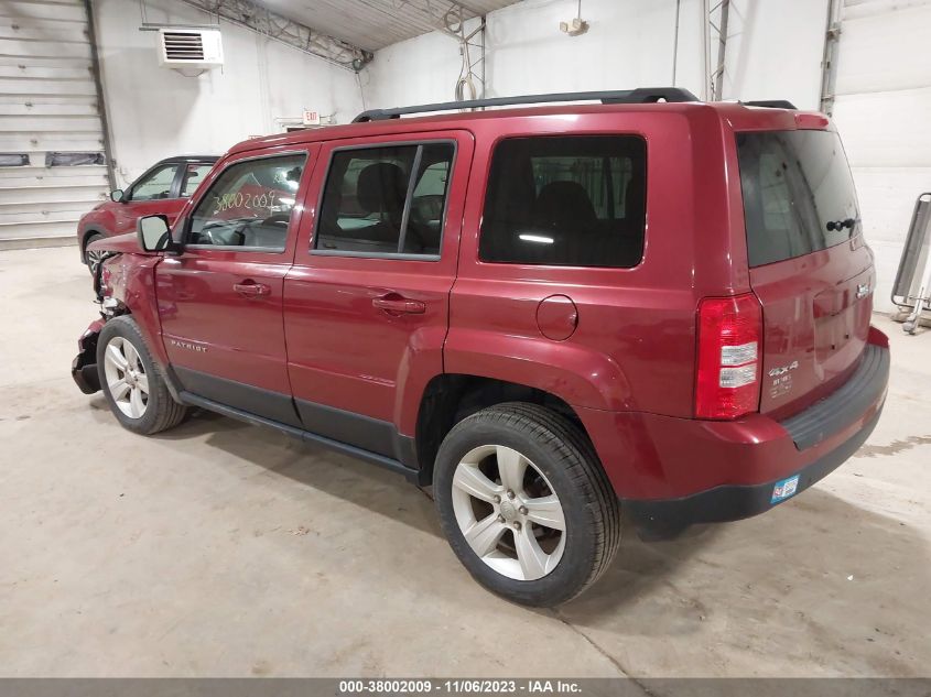 2014 JEEP PATRIOT LATITUDE - 1C4NJRFB6ED551369