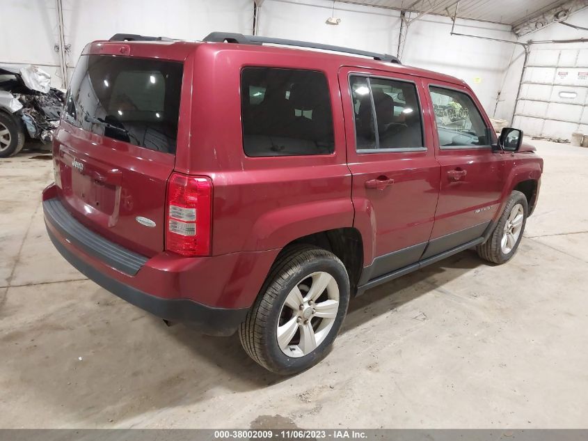 2014 JEEP PATRIOT LATITUDE - 1C4NJRFB6ED551369