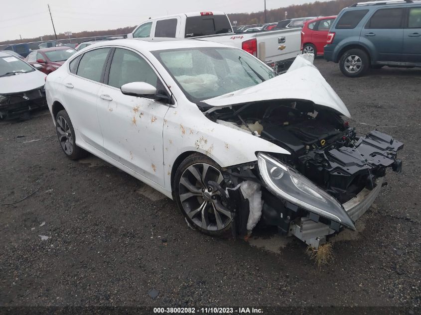 2015 CHRYSLER 200 C - 1C3CCCEGXFN644276