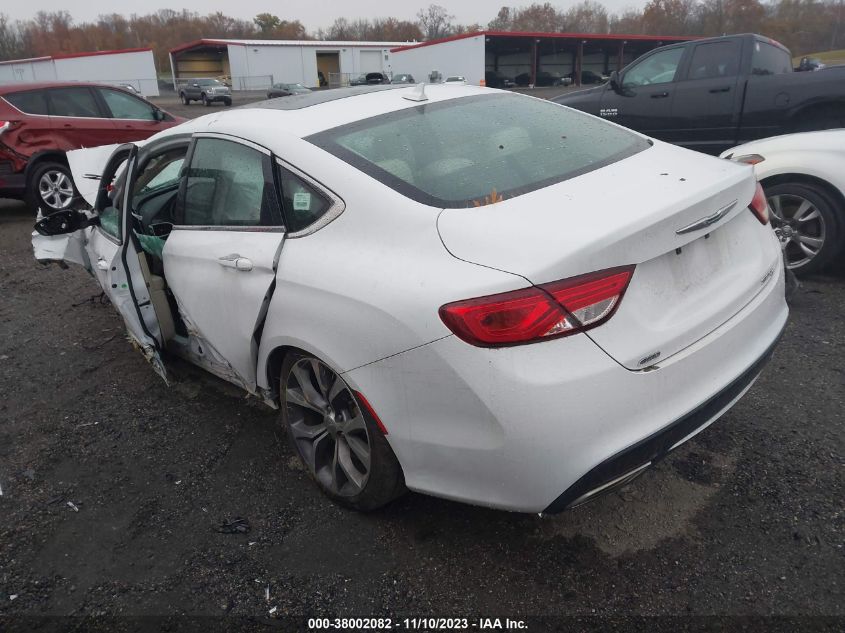 2015 CHRYSLER 200 C - 1C3CCCEGXFN644276