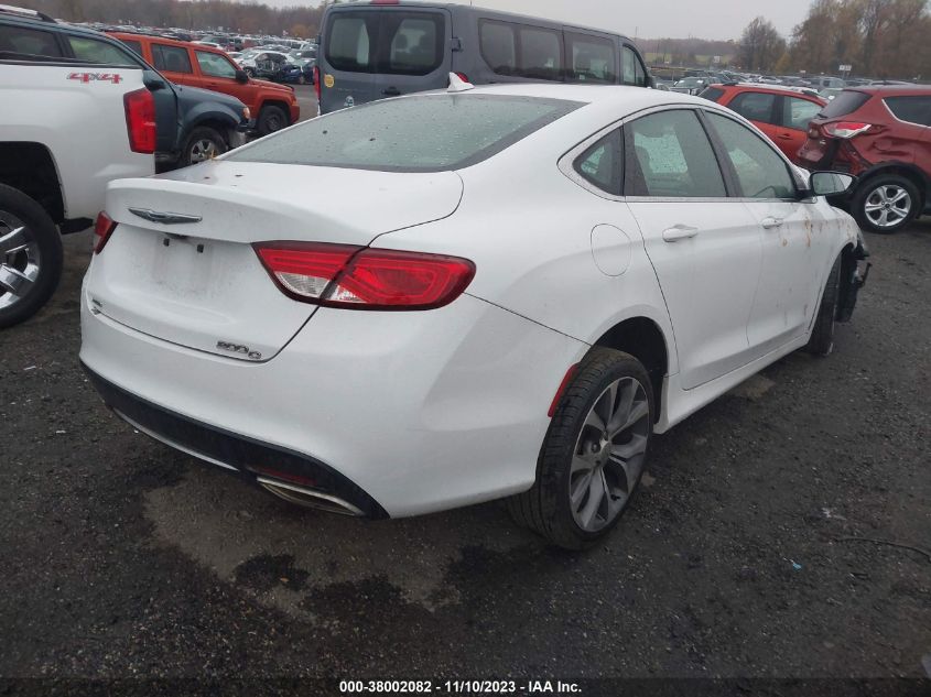 2015 CHRYSLER 200 C - 1C3CCCEGXFN644276