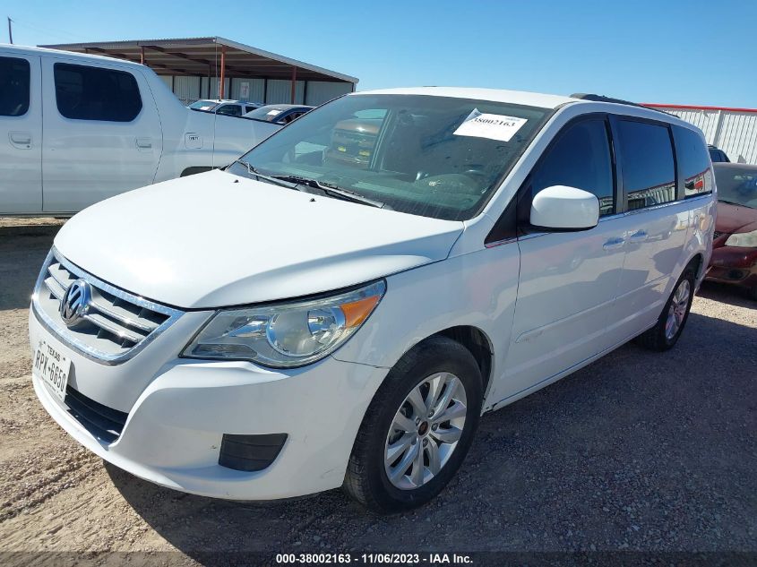 2013 VOLKSWAGEN ROUTAN SE W/RSE & NAVIGATION 2C4RVABG0DR725022
