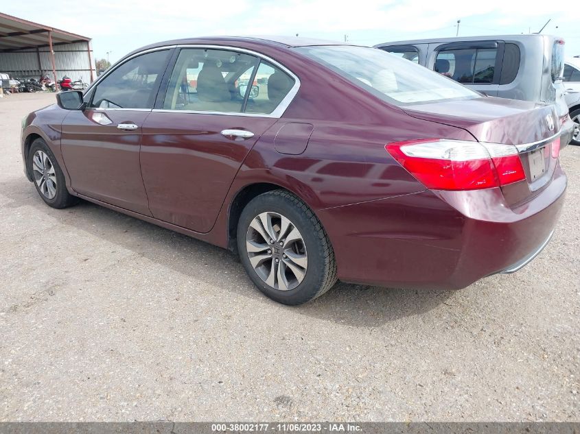 2013 HONDA ACCORD SDN LX 1HGCR2F34DA045928