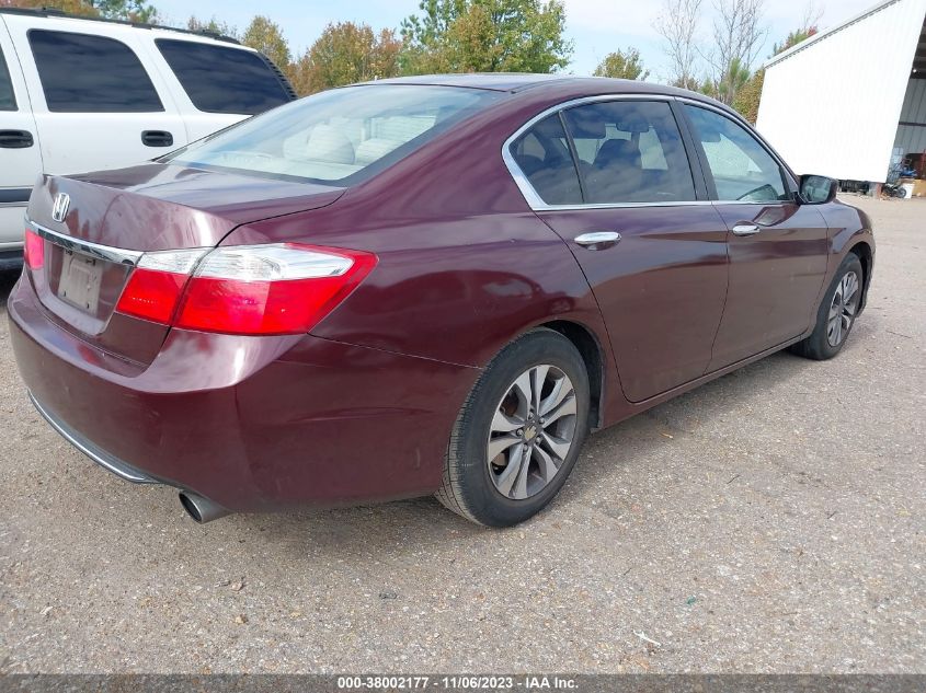 2013 HONDA ACCORD SDN LX 1HGCR2F34DA045928