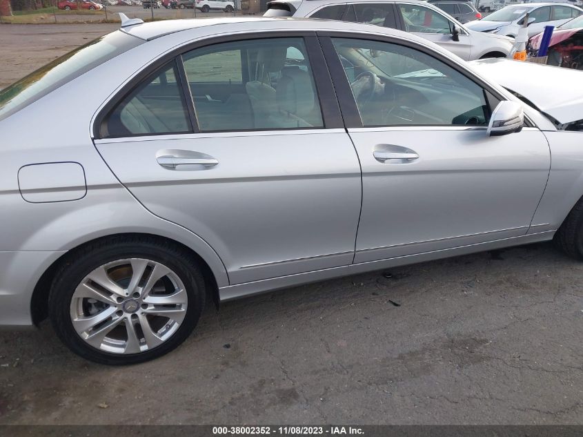 2013 MERCEDES-BENZ C 300 LUXURY 4MATIC - WDDGF8AB7DAH30654
