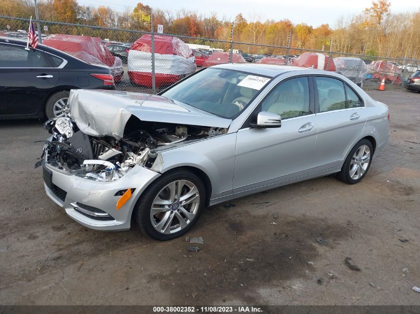 2013 MERCEDES-BENZ C 300 LUXURY 4MATIC - WDDGF8AB7DAH30654