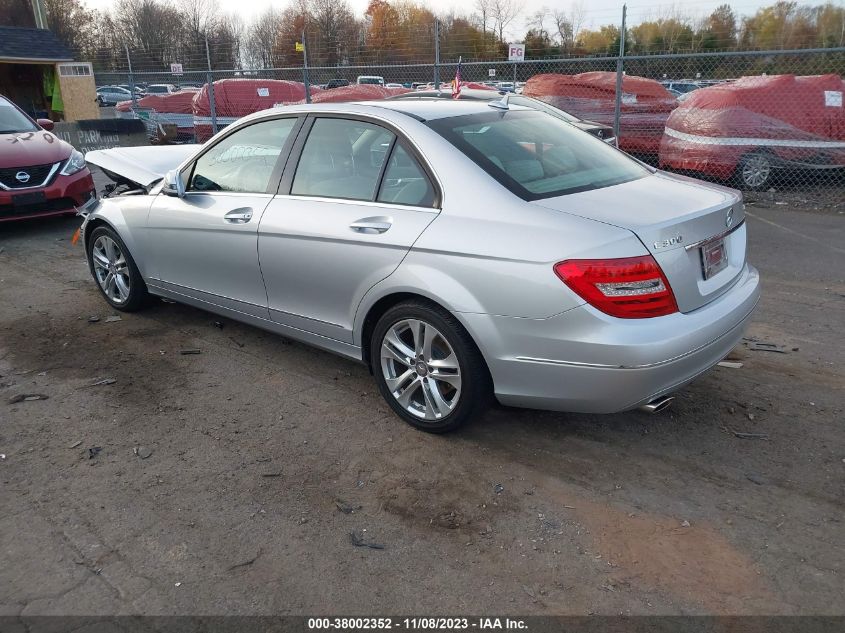 2013 MERCEDES-BENZ C 300 LUXURY 4MATIC - WDDGF8AB7DAH30654