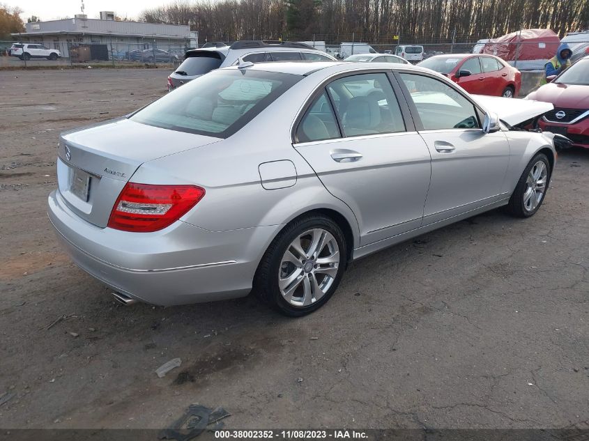 2013 MERCEDES-BENZ C 300 LUXURY 4MATIC - WDDGF8AB7DAH30654