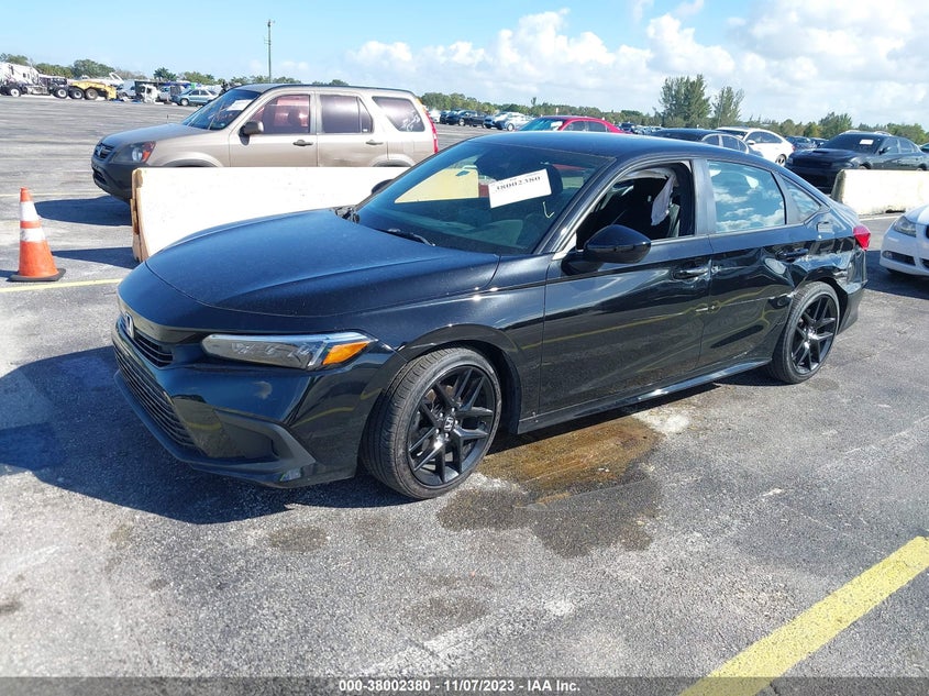 VIN 2HGFE2F56NH565206 2022 HONDA CIVIC SEDAN SPORT