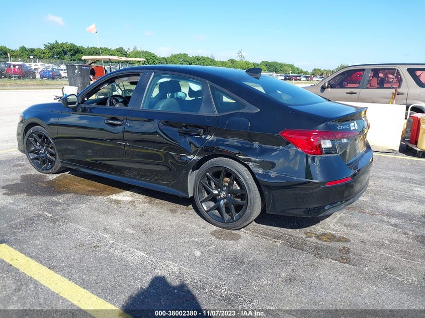 VIN 2HGFE2F56NH565206 2022 HONDA CIVIC SEDAN SPORT