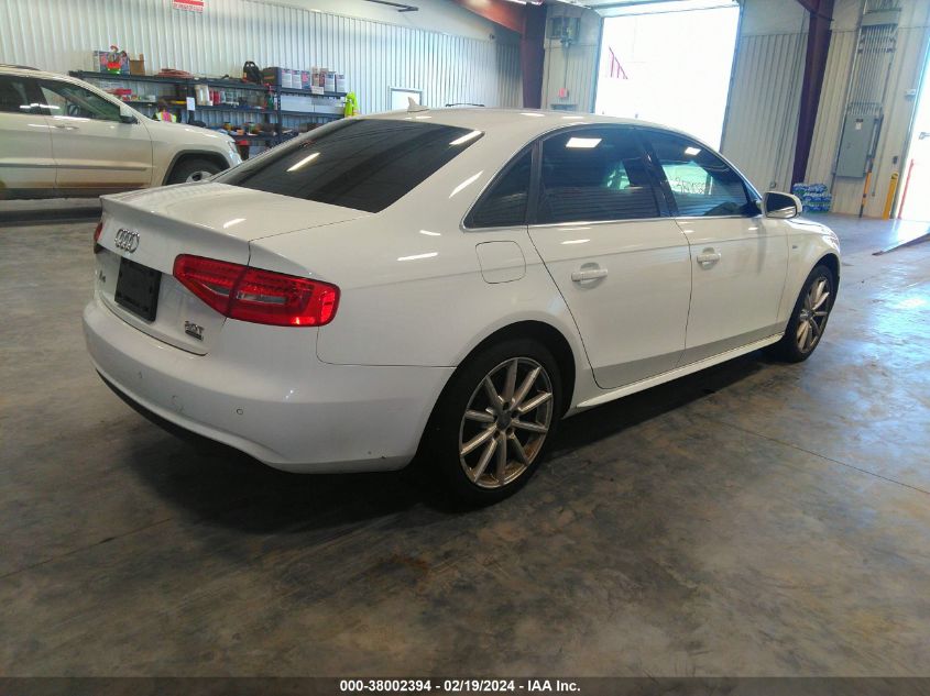 2015 AUDI A4 PREMIUM PLUS - WAUFFAFL5FN044763