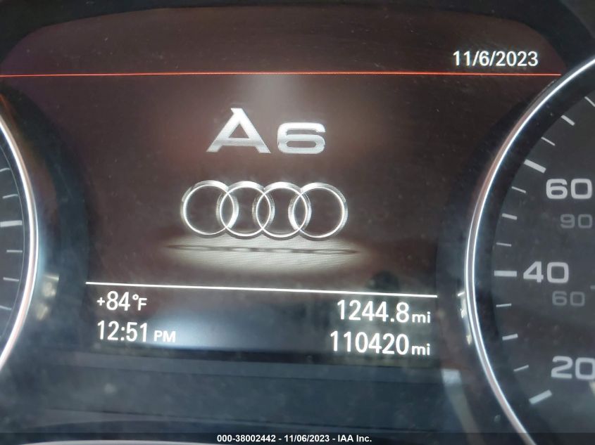 2014 AUDI A6 2.0T PREMIUM - WAUDFAFC1EN074218