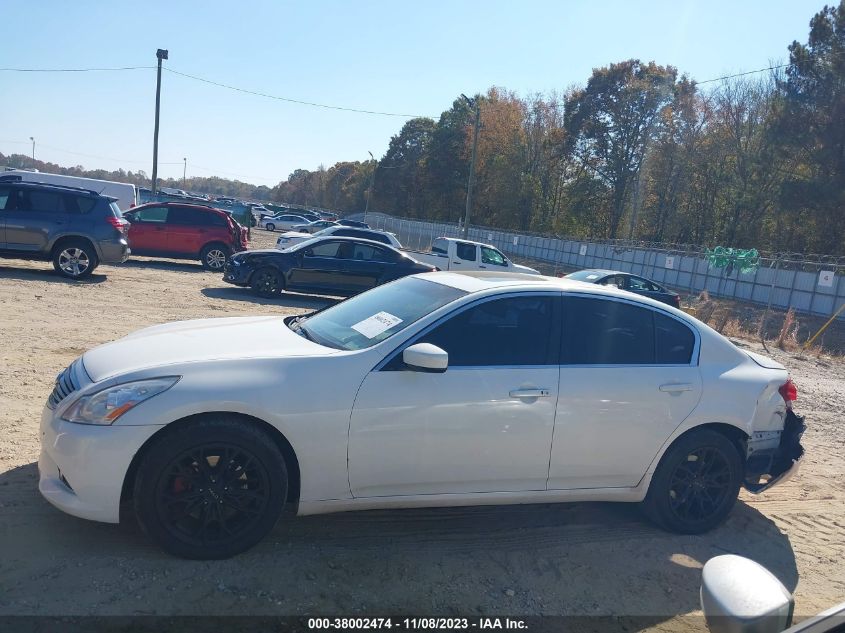 2013 INFINITI G37X - JN1CV6AR2DM765274