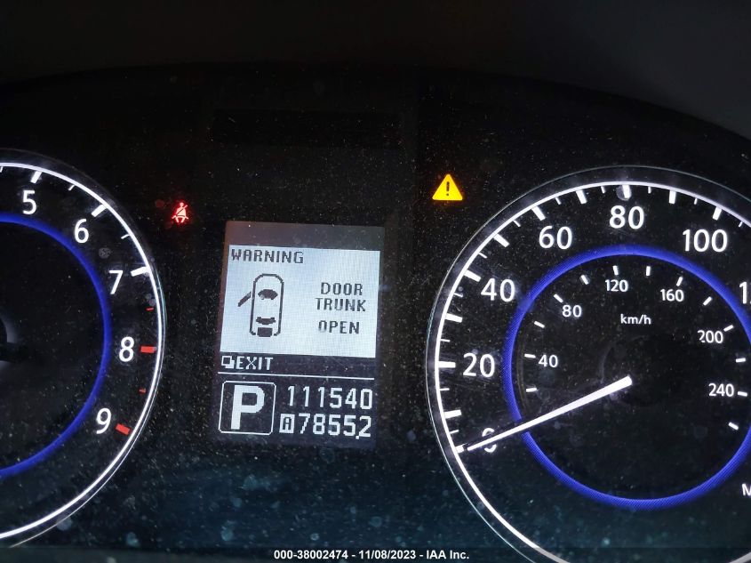 2013 INFINITI G37X - JN1CV6AR2DM765274