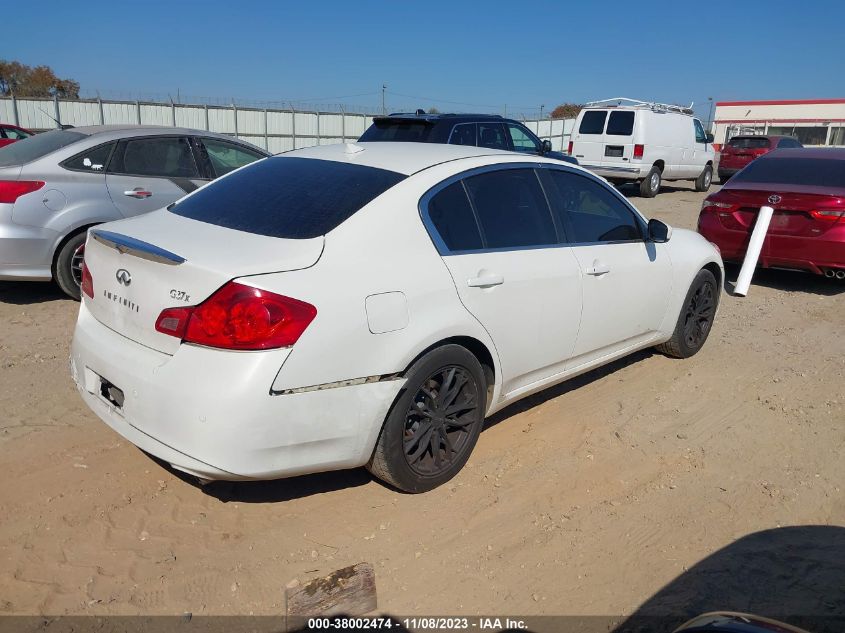 2013 INFINITI G37X - JN1CV6AR2DM765274