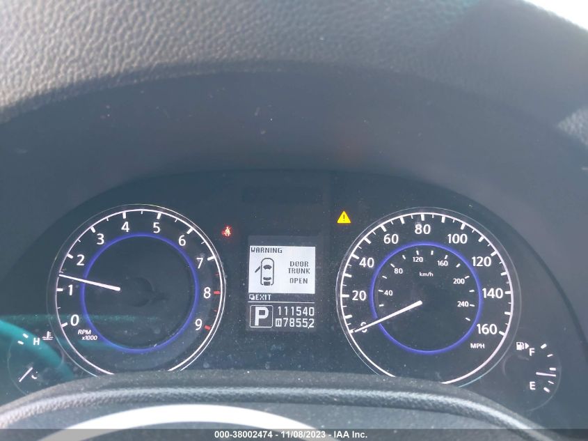 2013 INFINITI G37X - JN1CV6AR2DM765274